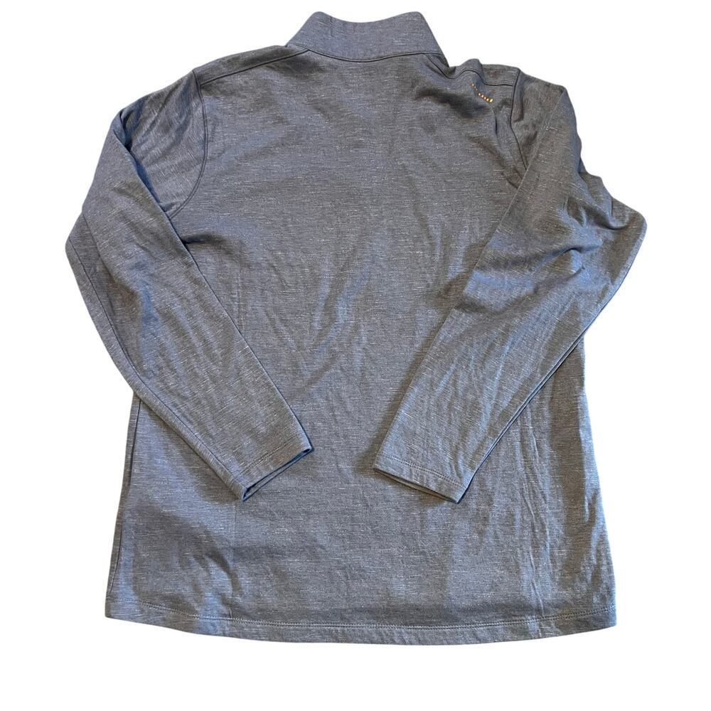 Ariat Women's Rebar Foundation 1/4 Zip Long Sleeve Shirt Blue  Size Large - Picture 2 of 8